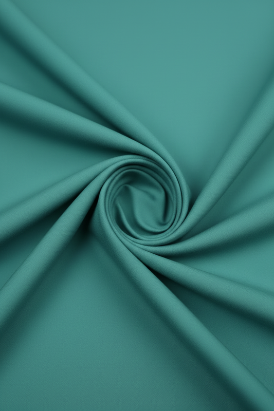 Teal Fabric Swirl Pattern